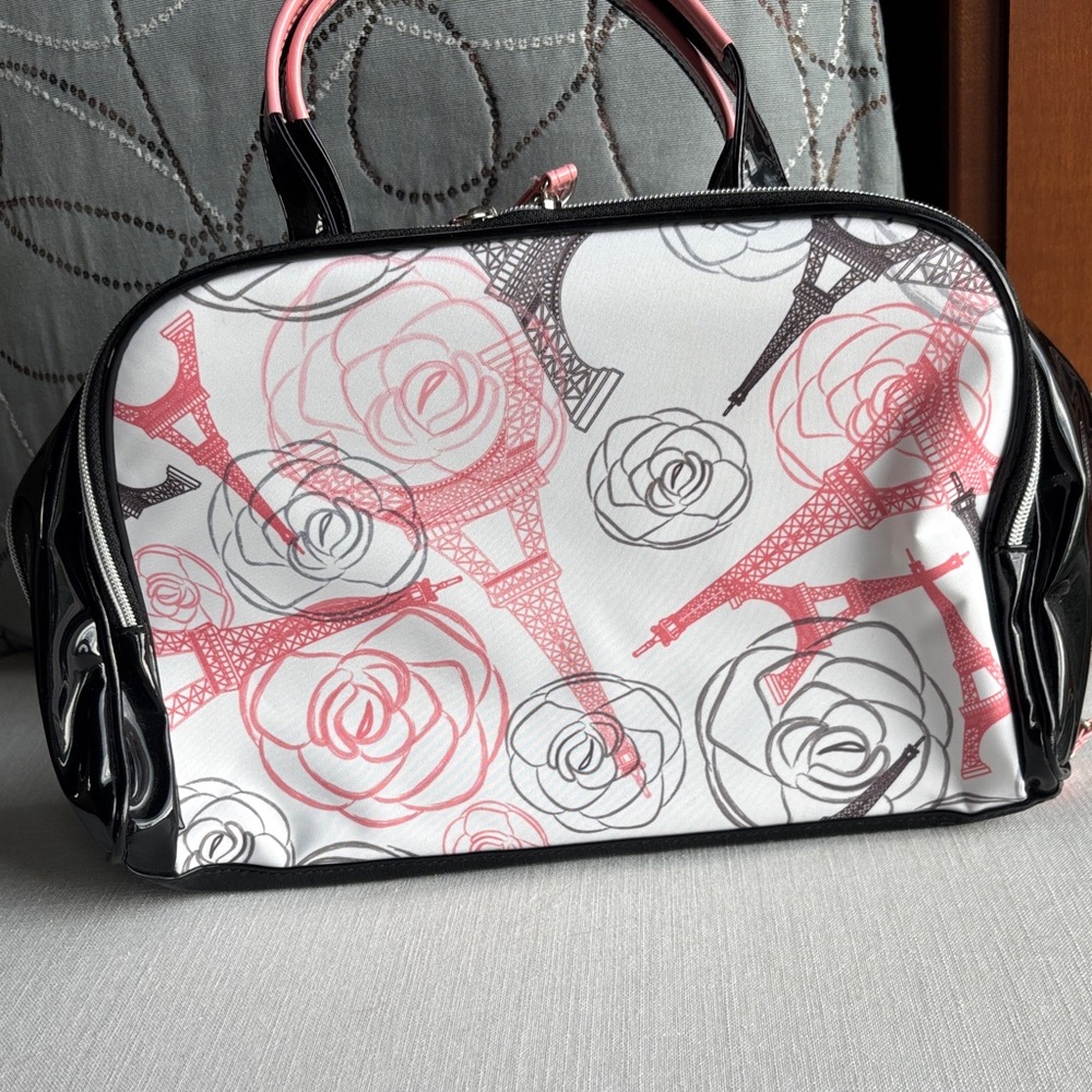 Stylish Black and Pink Women's Bag